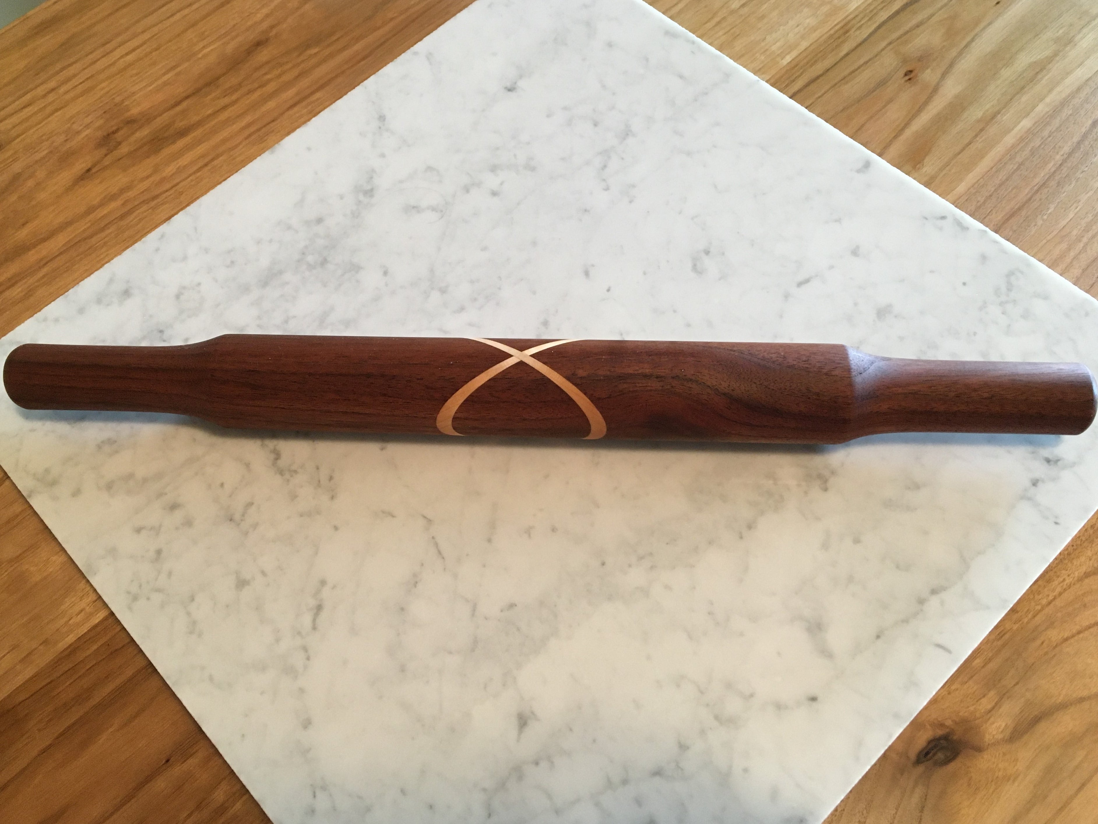 Rolling Pin Traditional Style Walnut The Olde Mill Woodwork Company